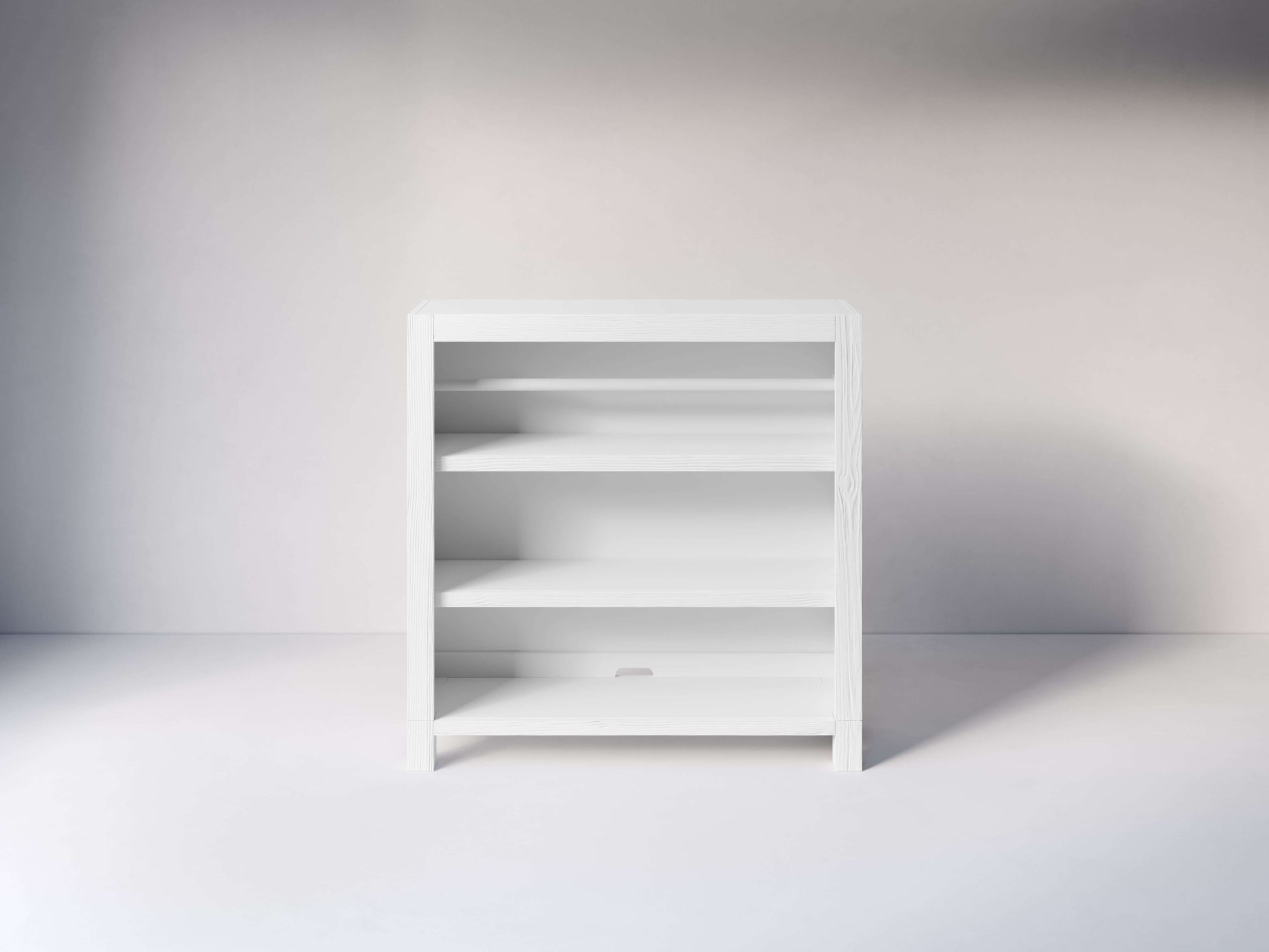 True Hutch/ Bookcase - Front View of Hutch/ Bookcase Snowstrom