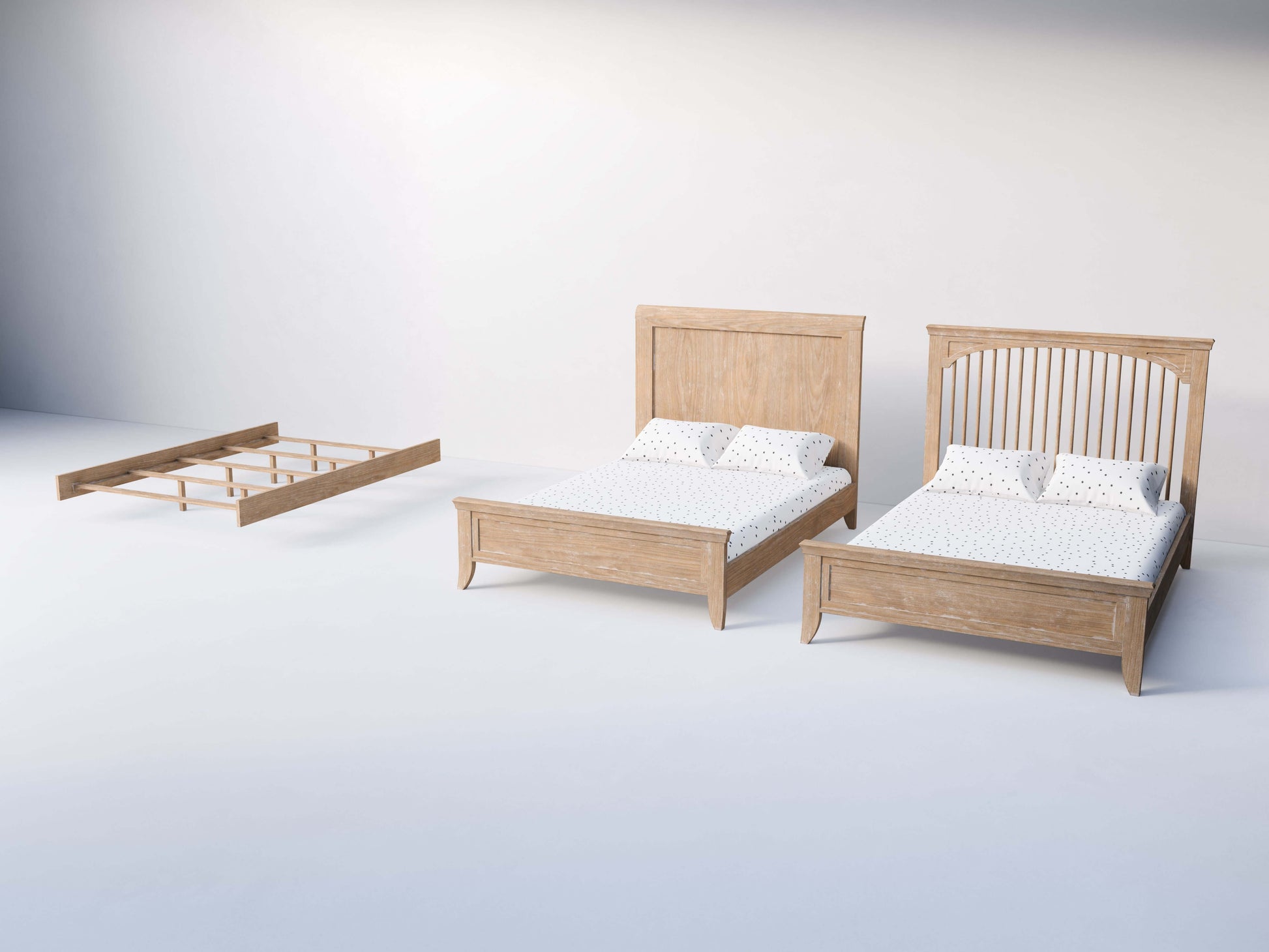 Cameo Low Profile Footboard - Side View of Cameo Low Profile Footboard Toast