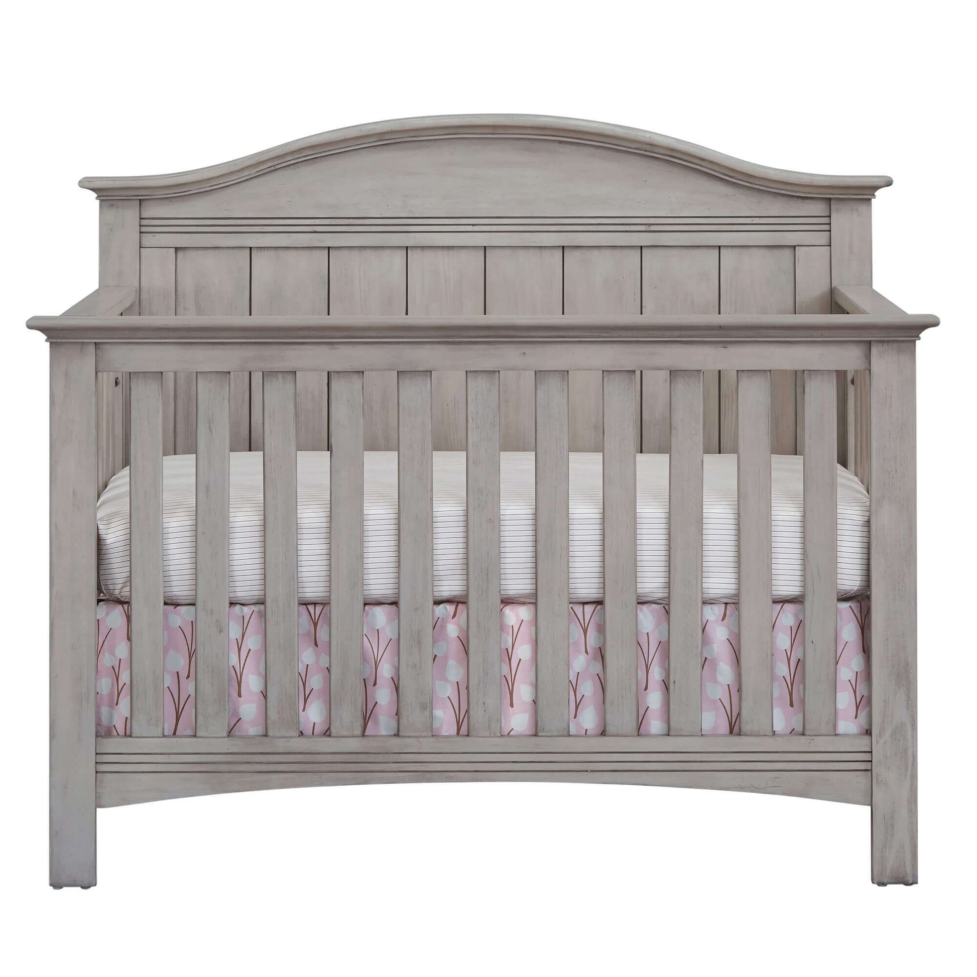 Chandler 4 In 1 Convertible Crib - Front View of Chandler 4 In 1 Convertible Crib Stone Wash