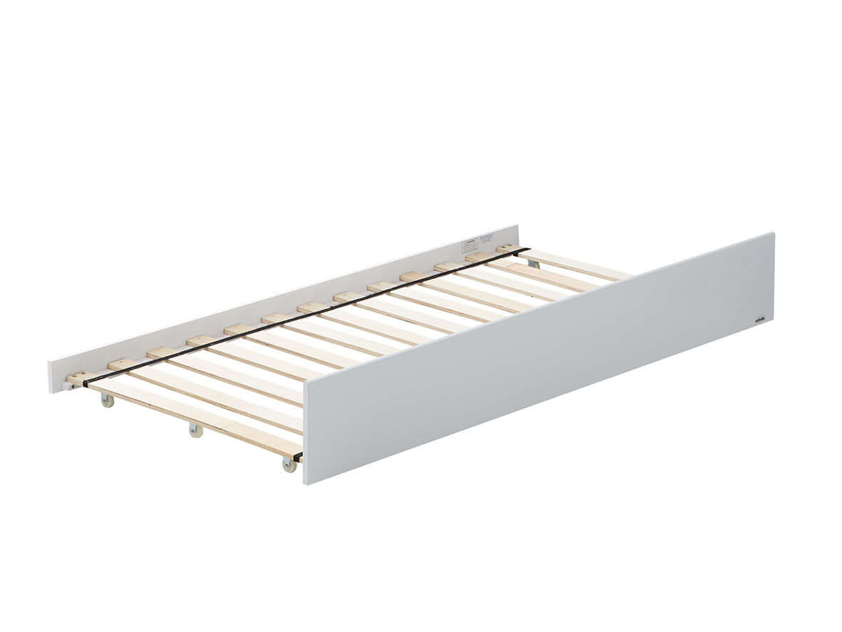 Trundle - Model 3739 - Inclined Side Inside View of Trundle Model 3739 White