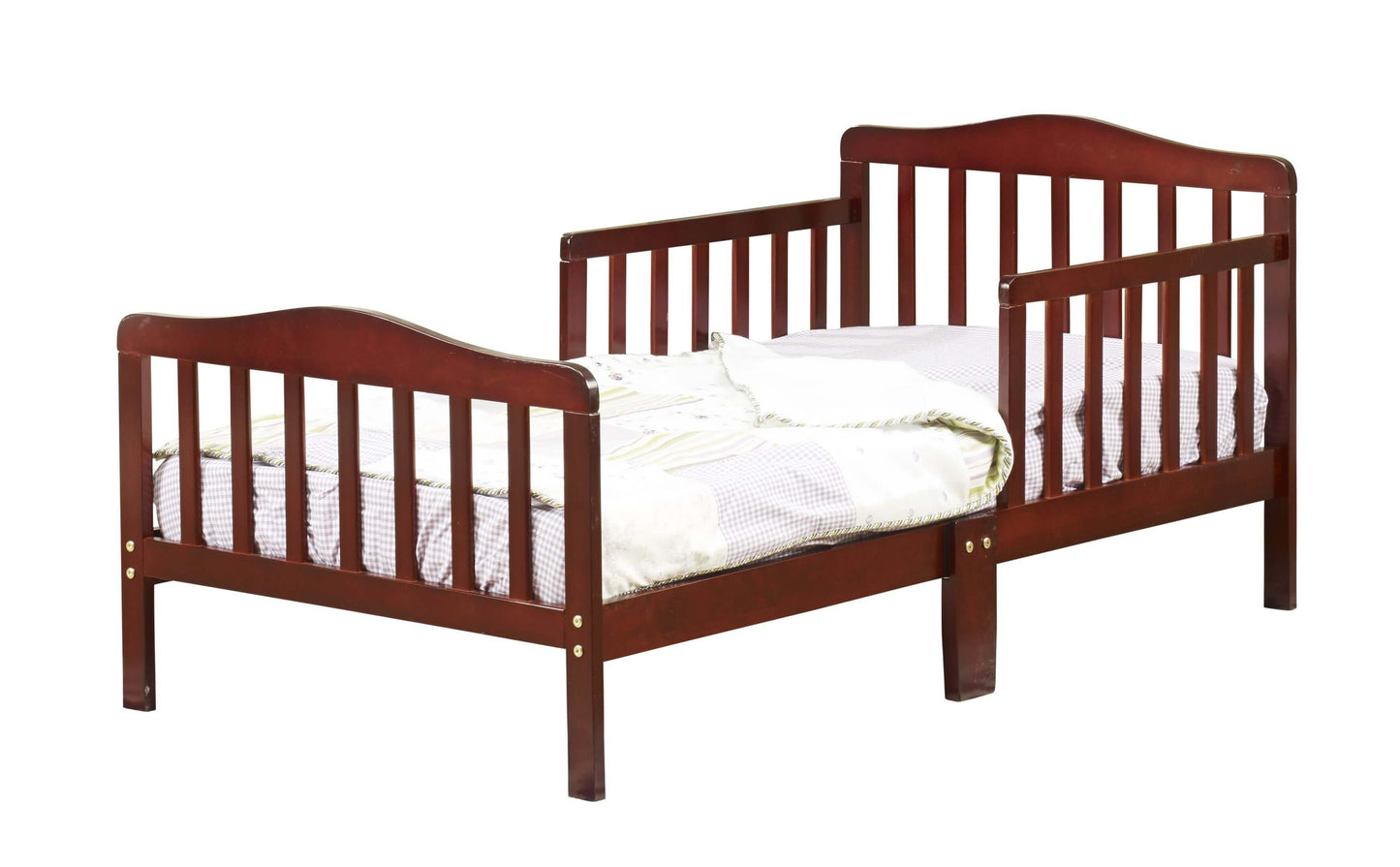 Contemporary Toddler bed - Inclined Side View of Contemporary Toddler bed Cherry