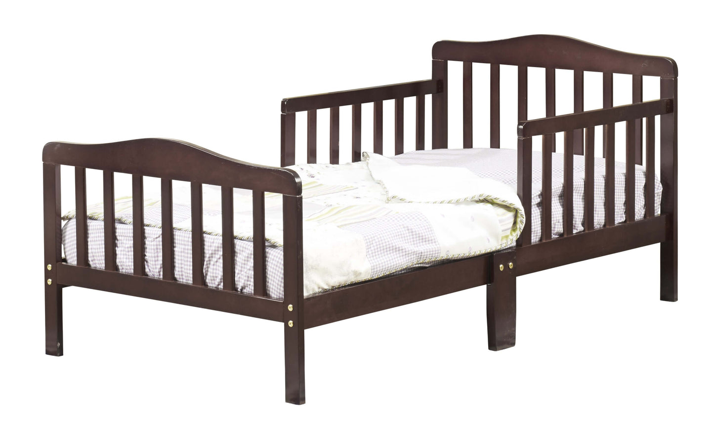 Contemporary Toddler bed - Inclined Side View of Contemporary Toddler bed Multi Tone Gray