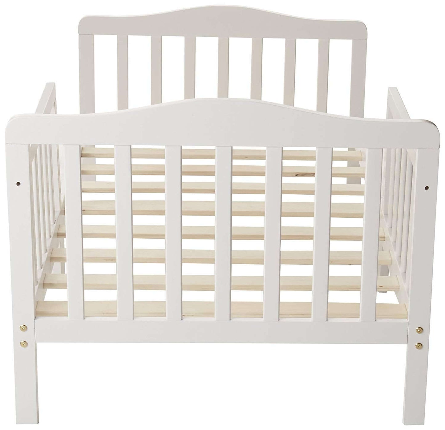 Contemporary Toddler bed - Front View of Contemporary Toddler bed White