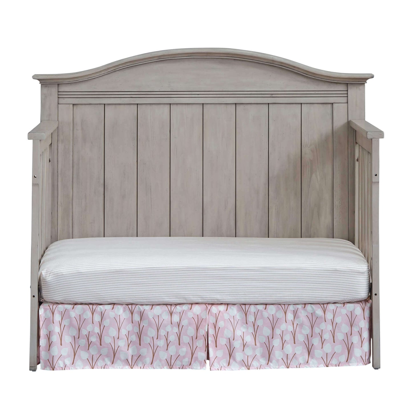 Chandler 4 In 1 Convertible Crib - Front View of Chandler Daybed Stone Wash