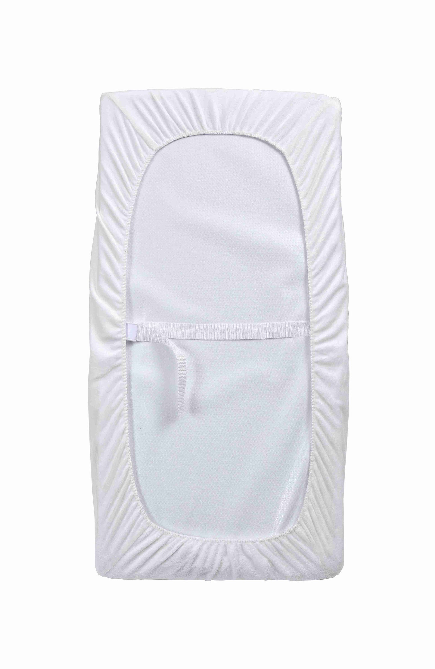 Contoured Changing Pad Fabric Cover - Pad Upright View