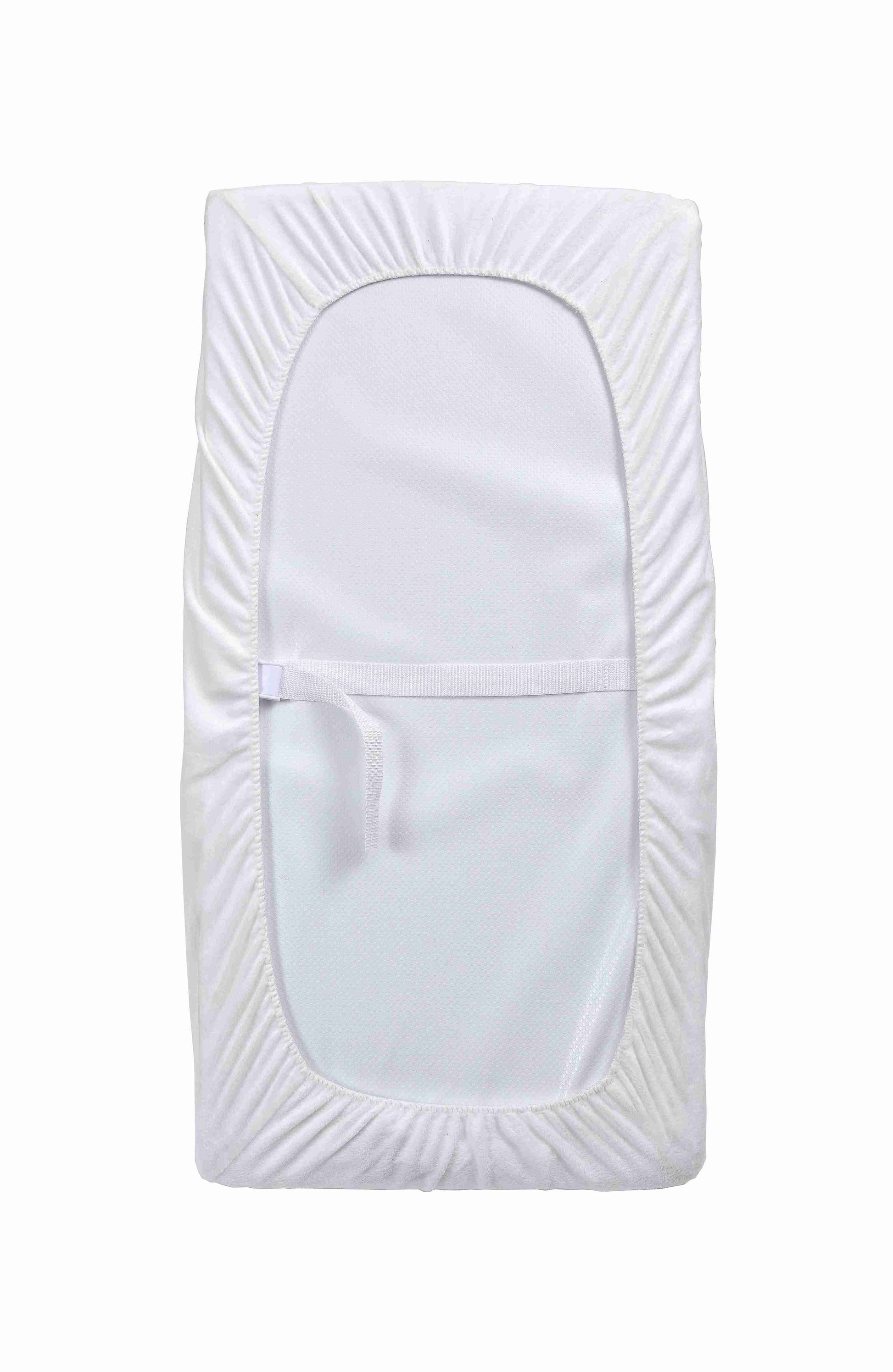Contoured Changing Pad Fabric Cover - Pad Upright View