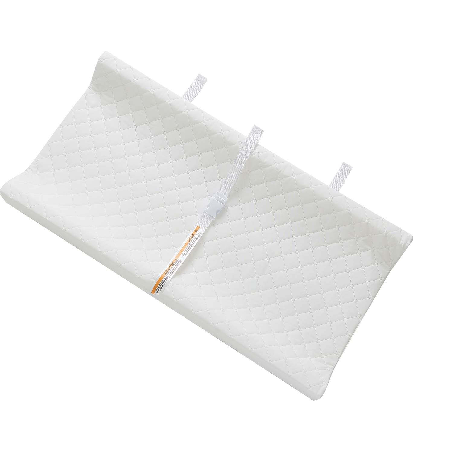 Contoured Changing Pad - Incline View of the Changing Pad