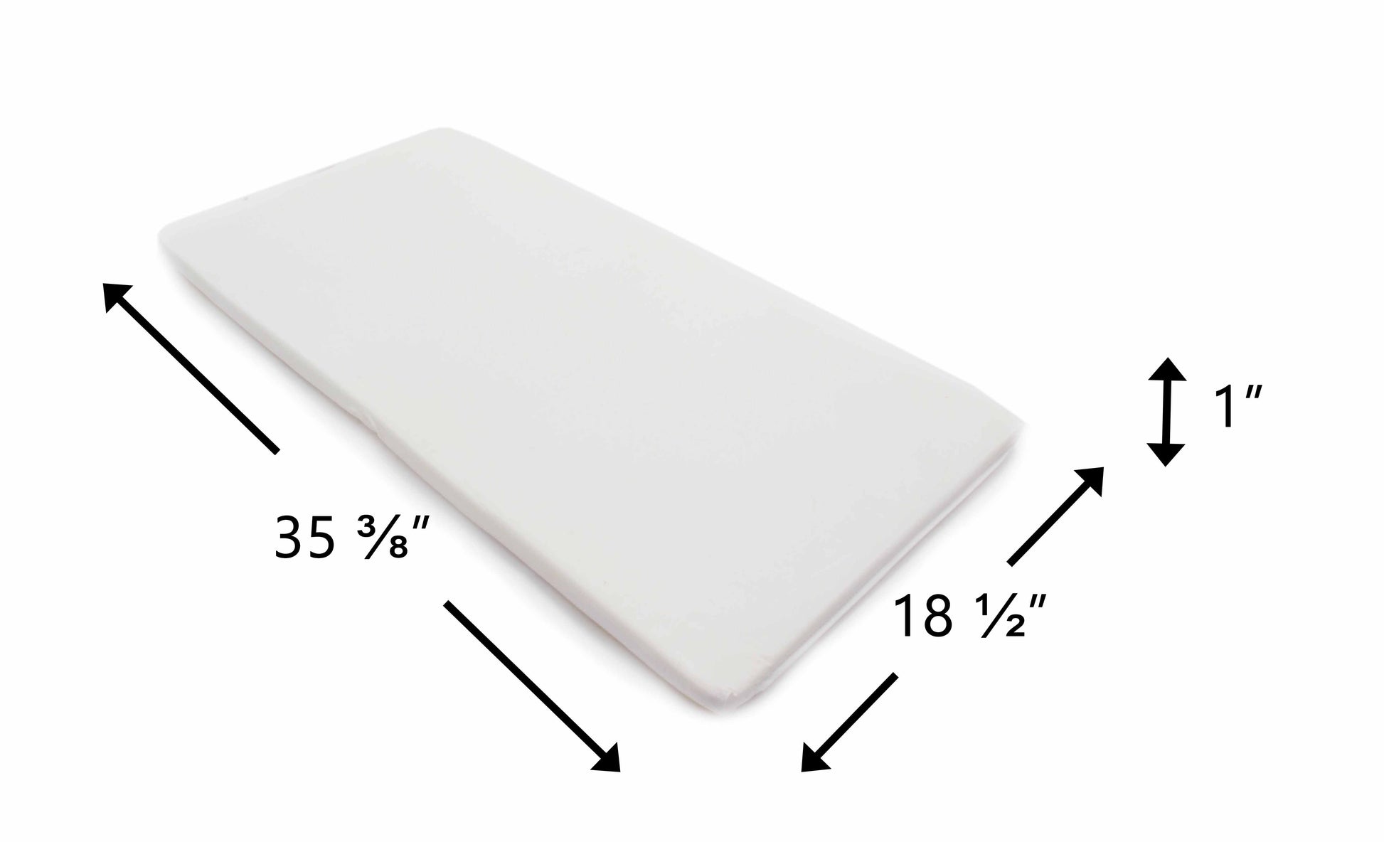 Mila Bassinet Mattress Pad - Mattress Dimension