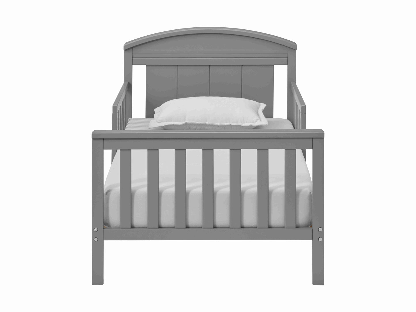 Baldwin Toddler Bed - Front View of Toddler Bed Gray