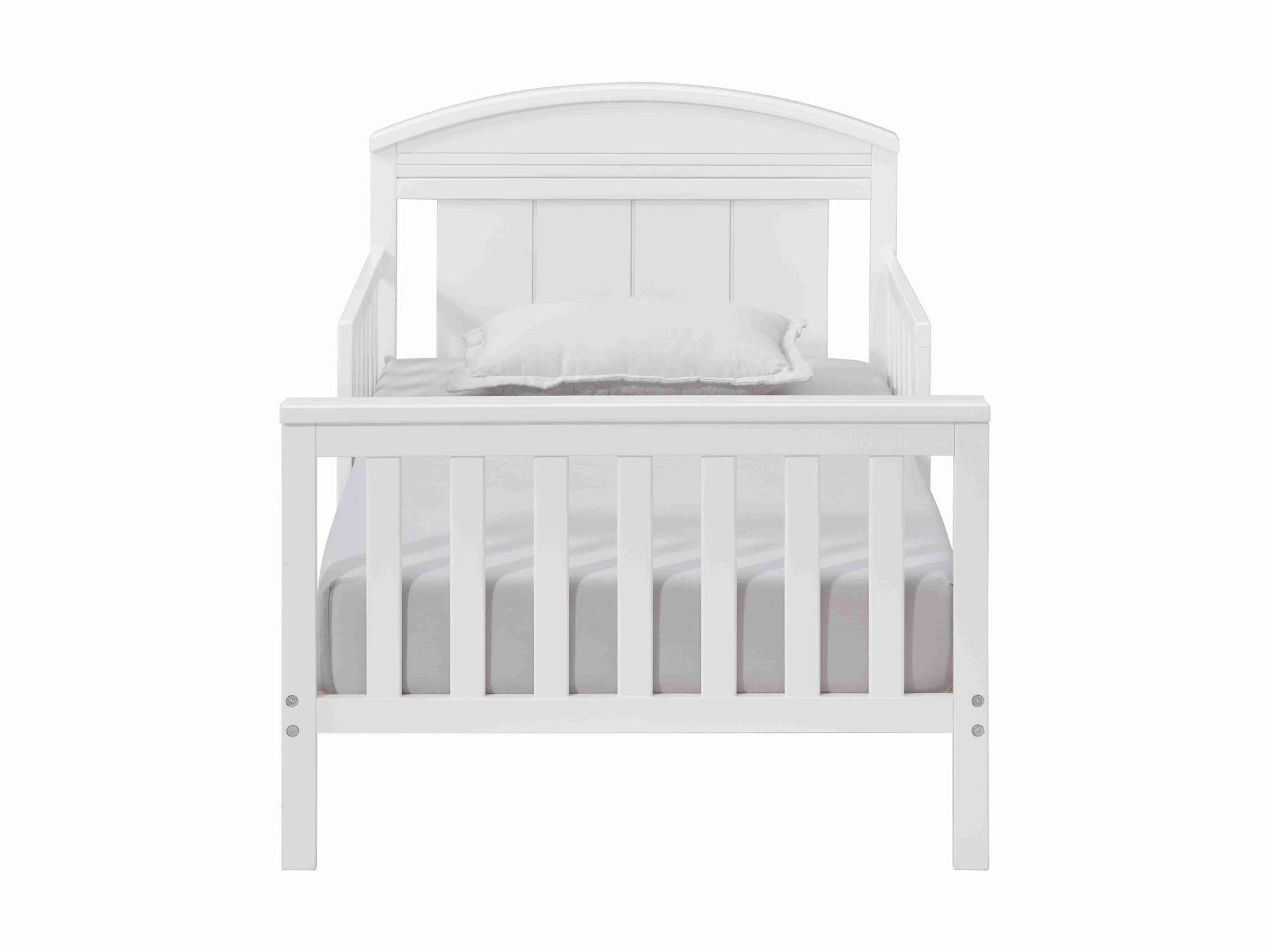 Baldwin Toddler Bed - Front View of Toddler Bed White