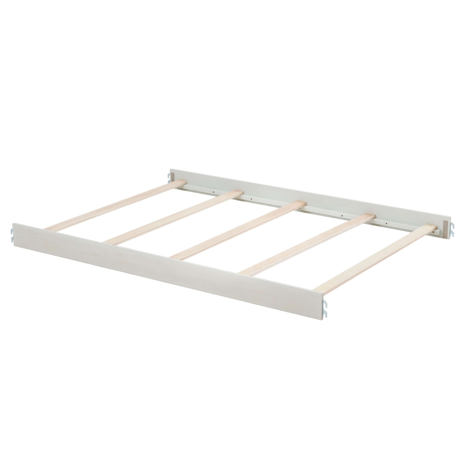 Ellison Full Bed Conversion Kit - Inclined Side View of Ellison Full Bed Conversion Kit White