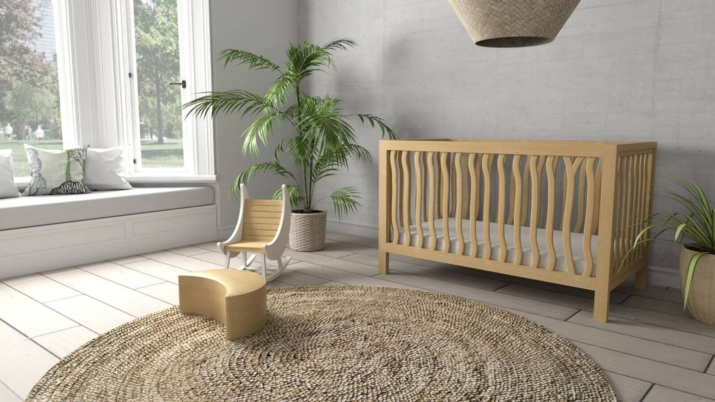 Branch 4 in 1 Convertible Crib - Lifestyle Image of 4 in 1 Convertible Crib Natural