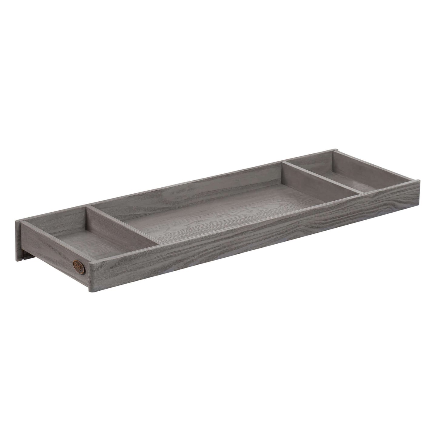 Chandler Changing Topper - Inclined Side View of Chandler Changing Topper Gray