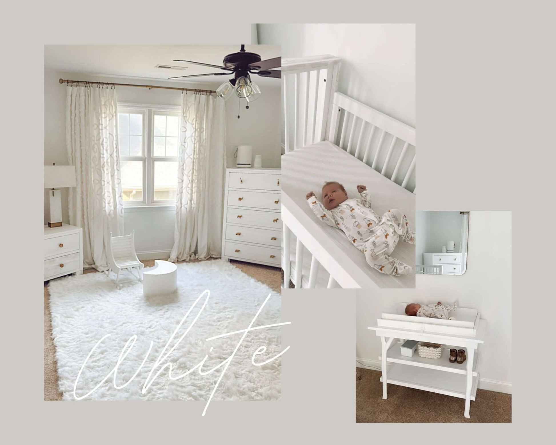 True 5 Drawer Dresser - Lifestyle Image of Different True Product Snow White