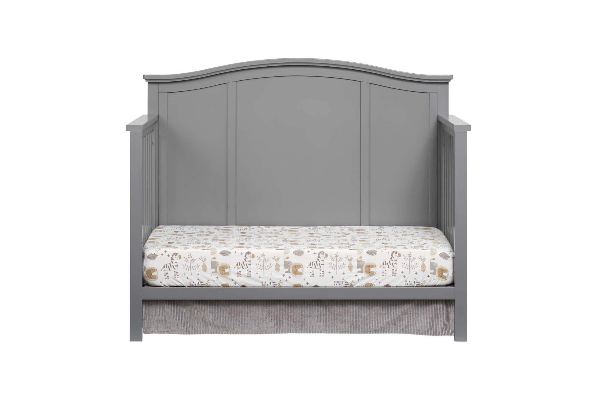 Emerson 4-in-1 Convertible Crib - Front View of Emerson Daybed Snow White