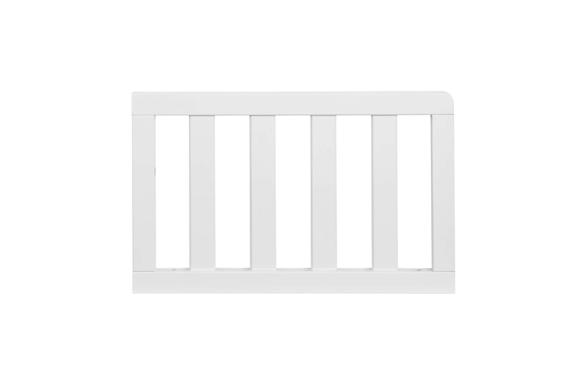 Emerson 4-in-1 Convertible Crib - Front View of Guard Rail of Emerson 4-in-1 Convertible Crib Snow White