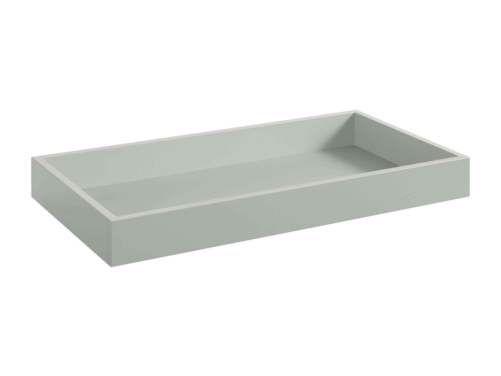 Essential Changing Topper - Top Inclined  View of Changing Topper Gray