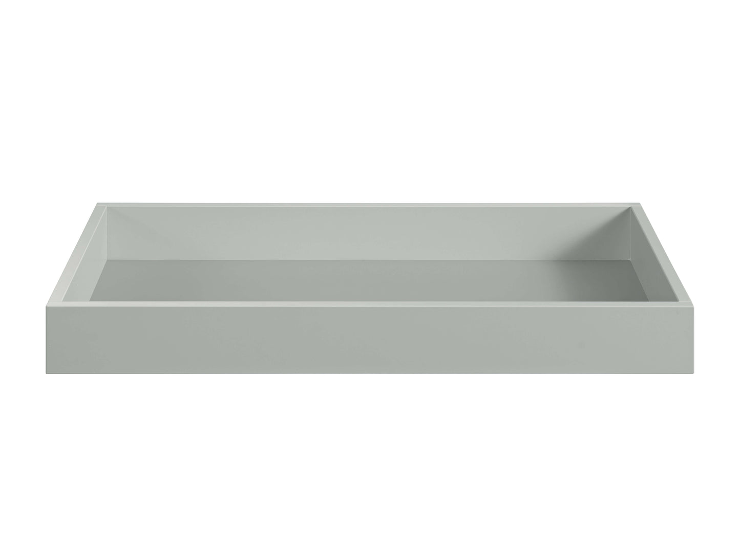 Essential Changing Topper - Side View of Changing Topper Gray