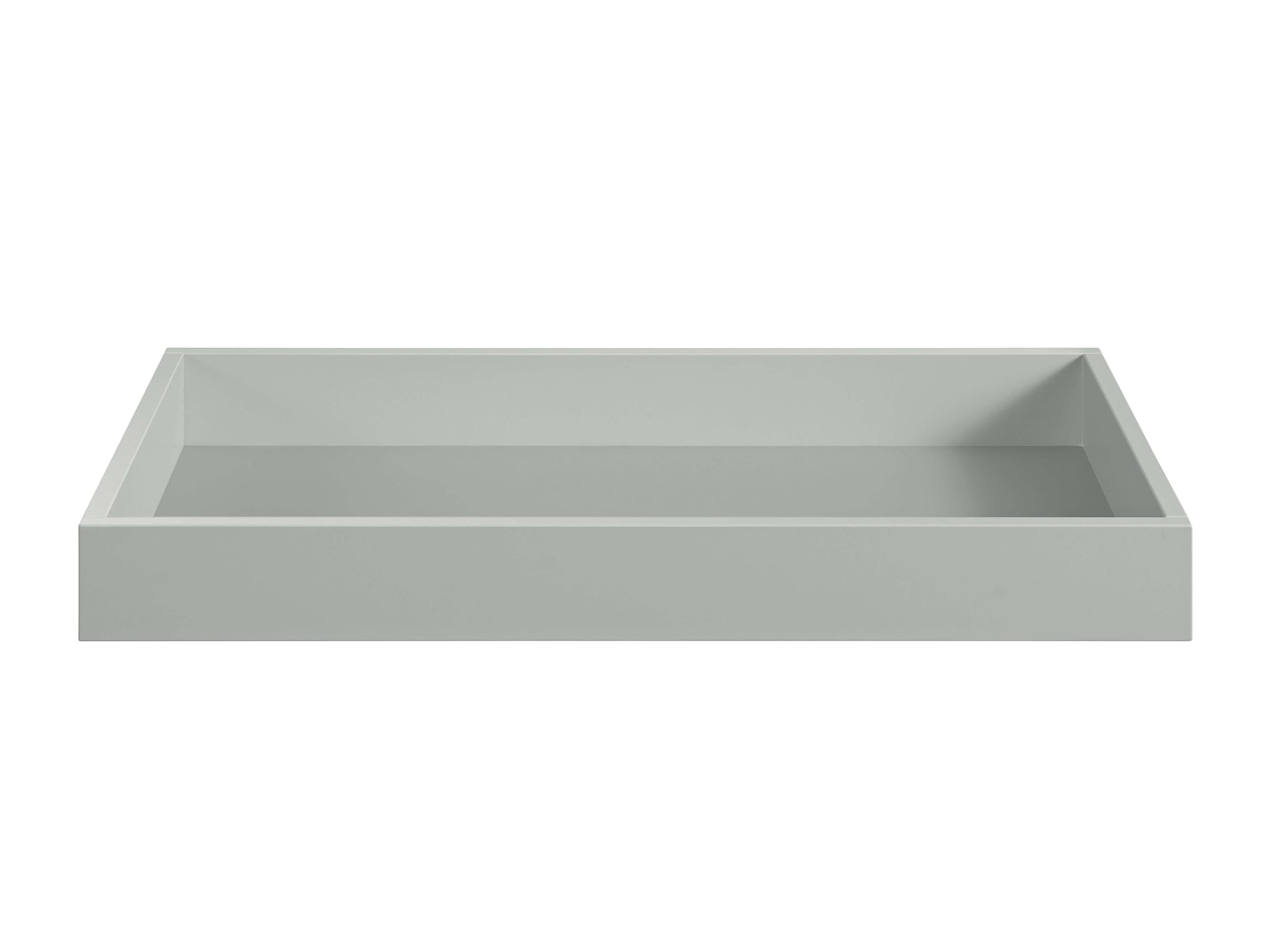 Essential Changing Topper - Side View of Changing Topper Gray