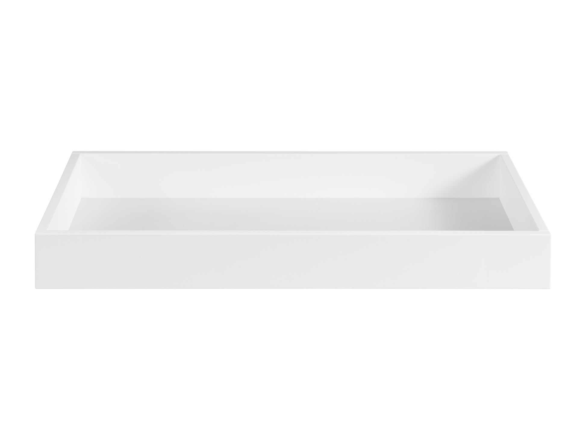 Essential Changing Topper - Front View of Changing Topper White