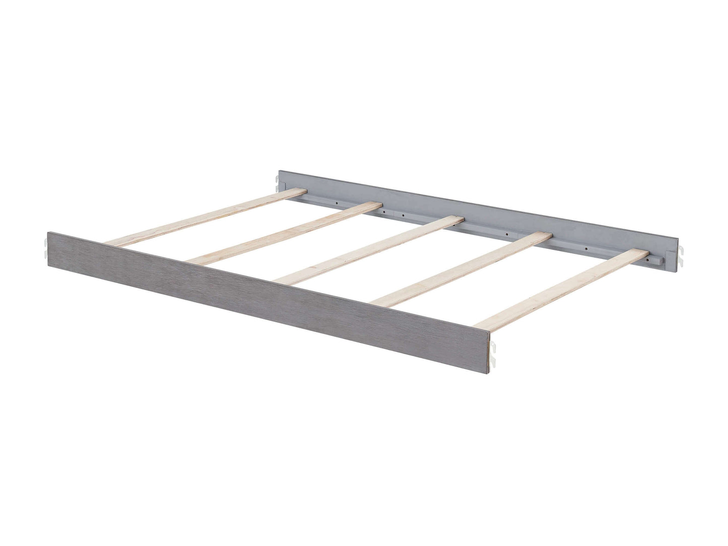 Everlee Full Bed Conversion Kit - Inclined Side View of Everlee Full Bed Conversion Kit Gray