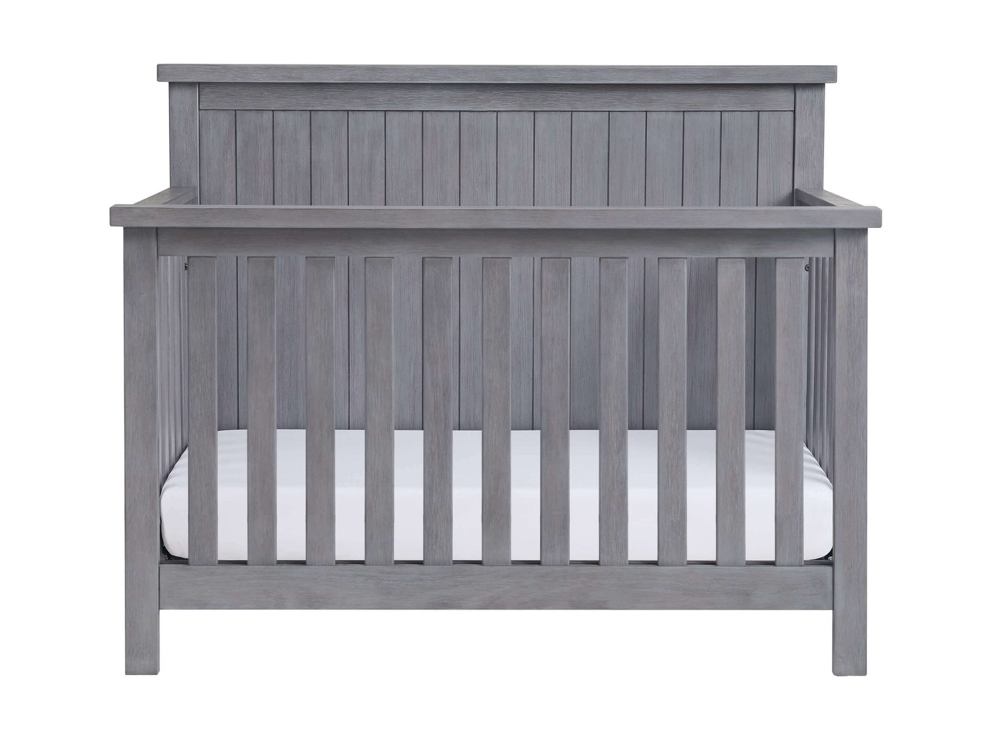 Everlee 4-In-1 Convertible Crib - Front View of Everlee 4-In-1 Convertible Crib Graystone