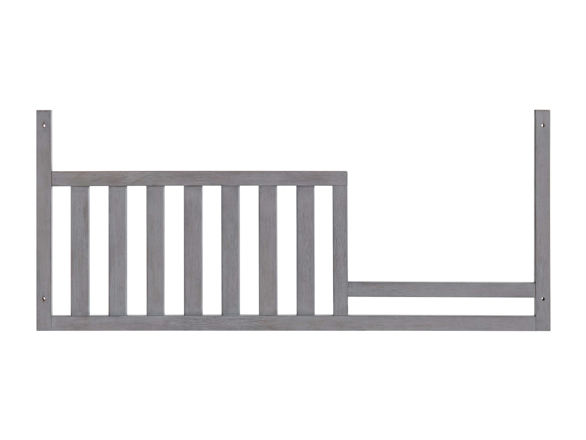 Everlee 4 in 1 Guard Rail- Front View of Everlee 4 in 1 Guard Rail Gray