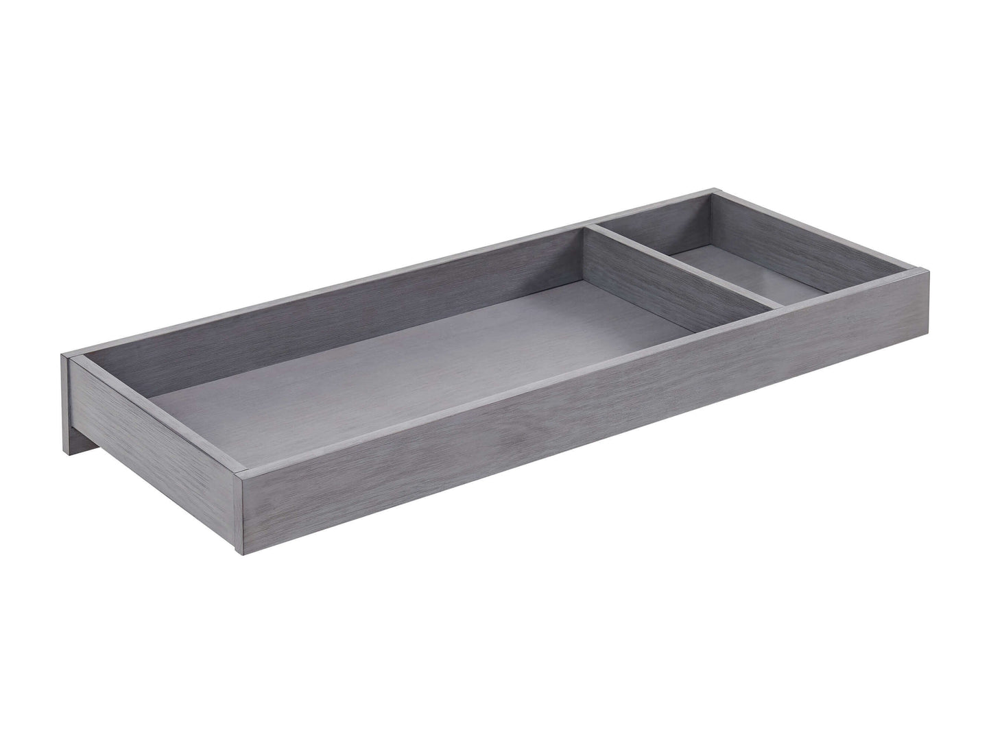 Everlee Changing Topper - Inclined Side View of Everlee Changing Topper Gray