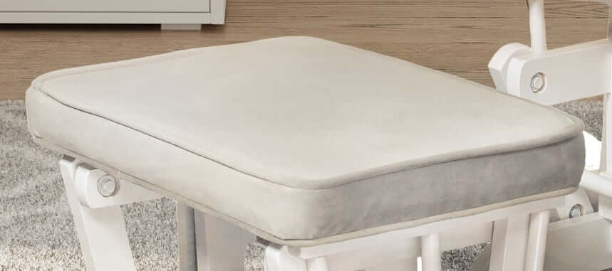 Sleigh Glider Ottoman Cushion - Cushion Image of the Cushion Gray