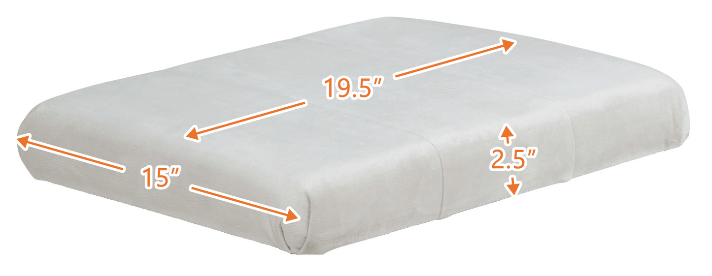 Alice Glider Ottoman Cushion - Dimension Image Beige