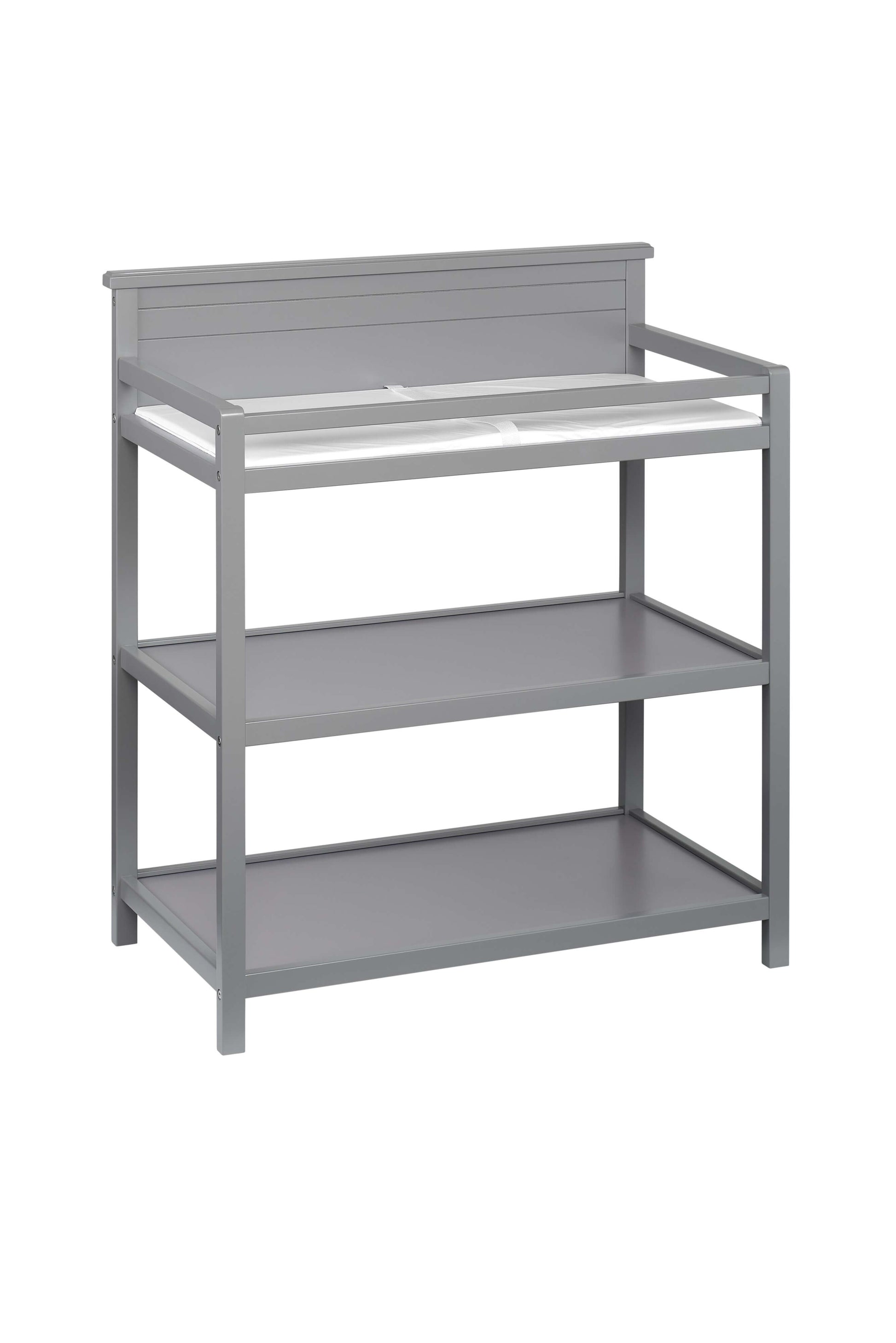 Universal Changing Station - Inclined Side View of Universal Changing Station Gray