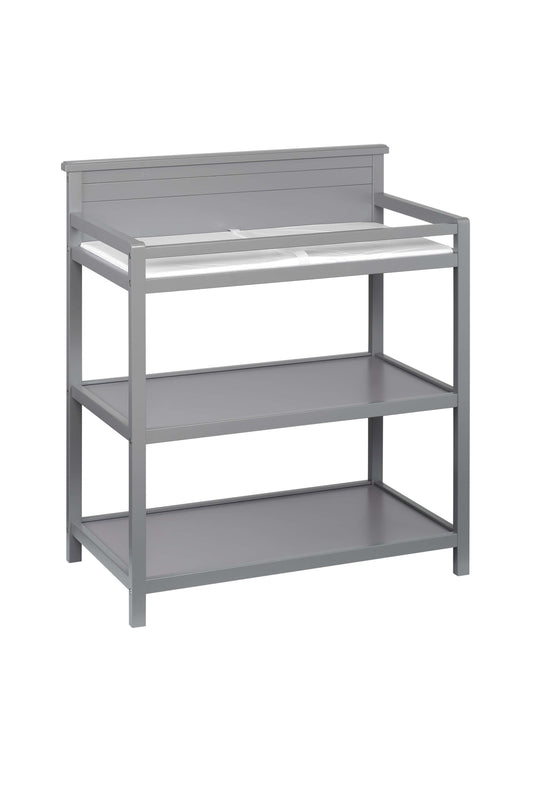 Universal Changing Station - Inclined Side View of Universal Changing Station Gray