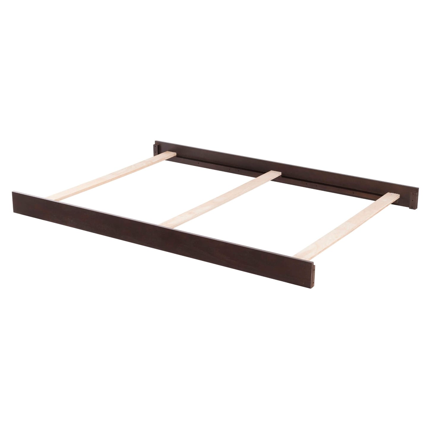 Lazio Full Bed Conversion Kit - Top Inclined Side View of Lazio Full Bed Conversion Kit Espresso
