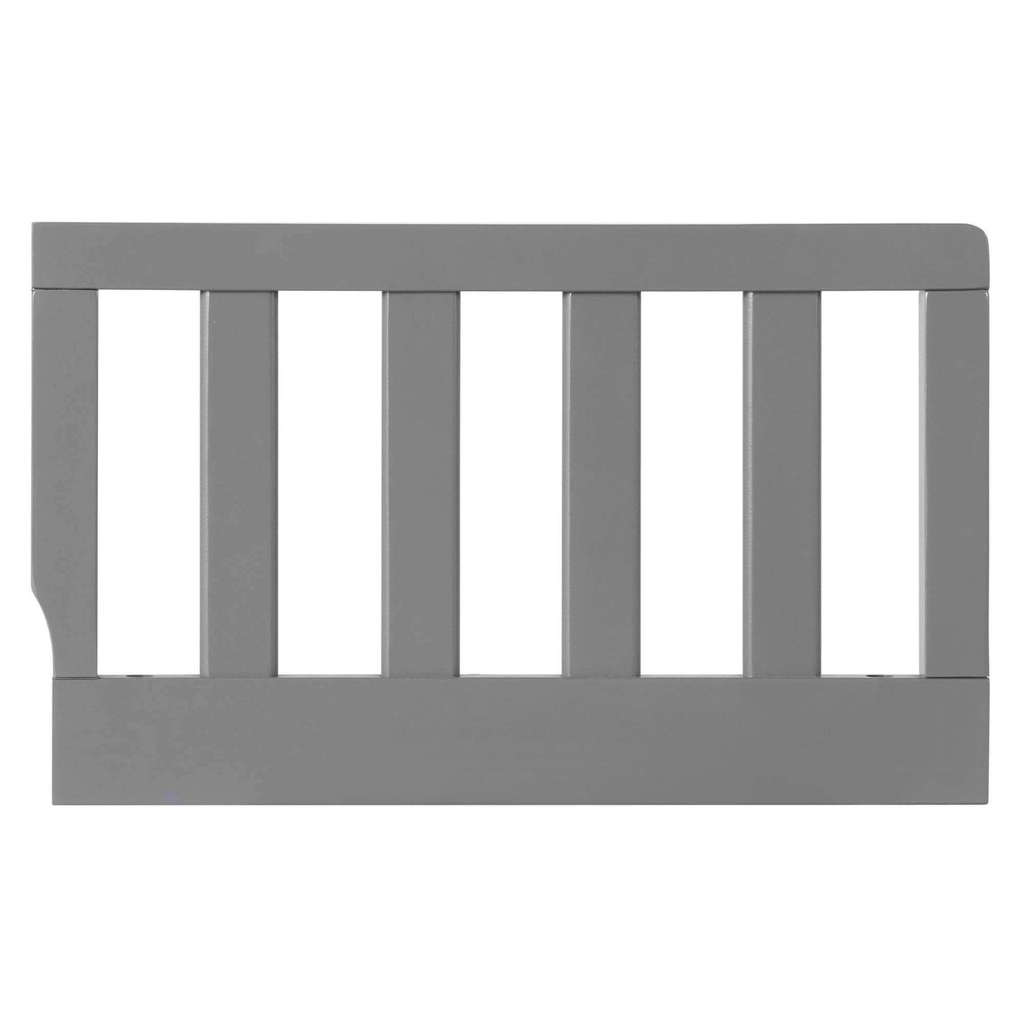 Lazio 4-in-1 Convertible Crib - Front View of Lazio Guard Rail Dove Gray