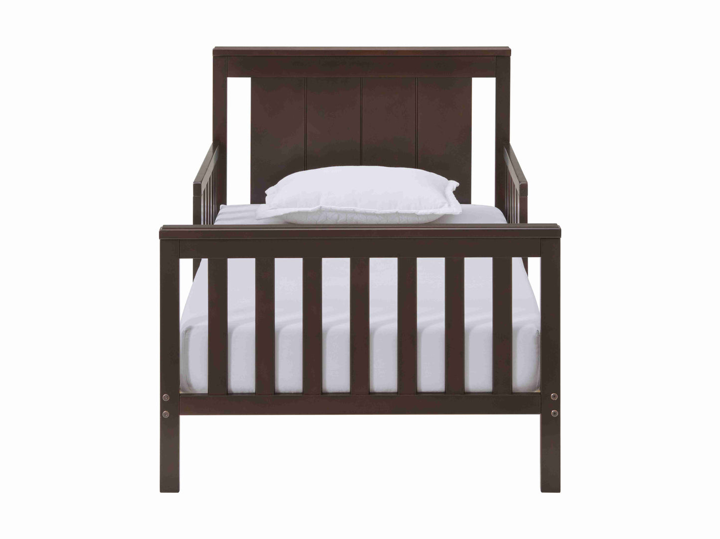 Lazio Toddler Bed - Front View of Toddler Bed Espresso