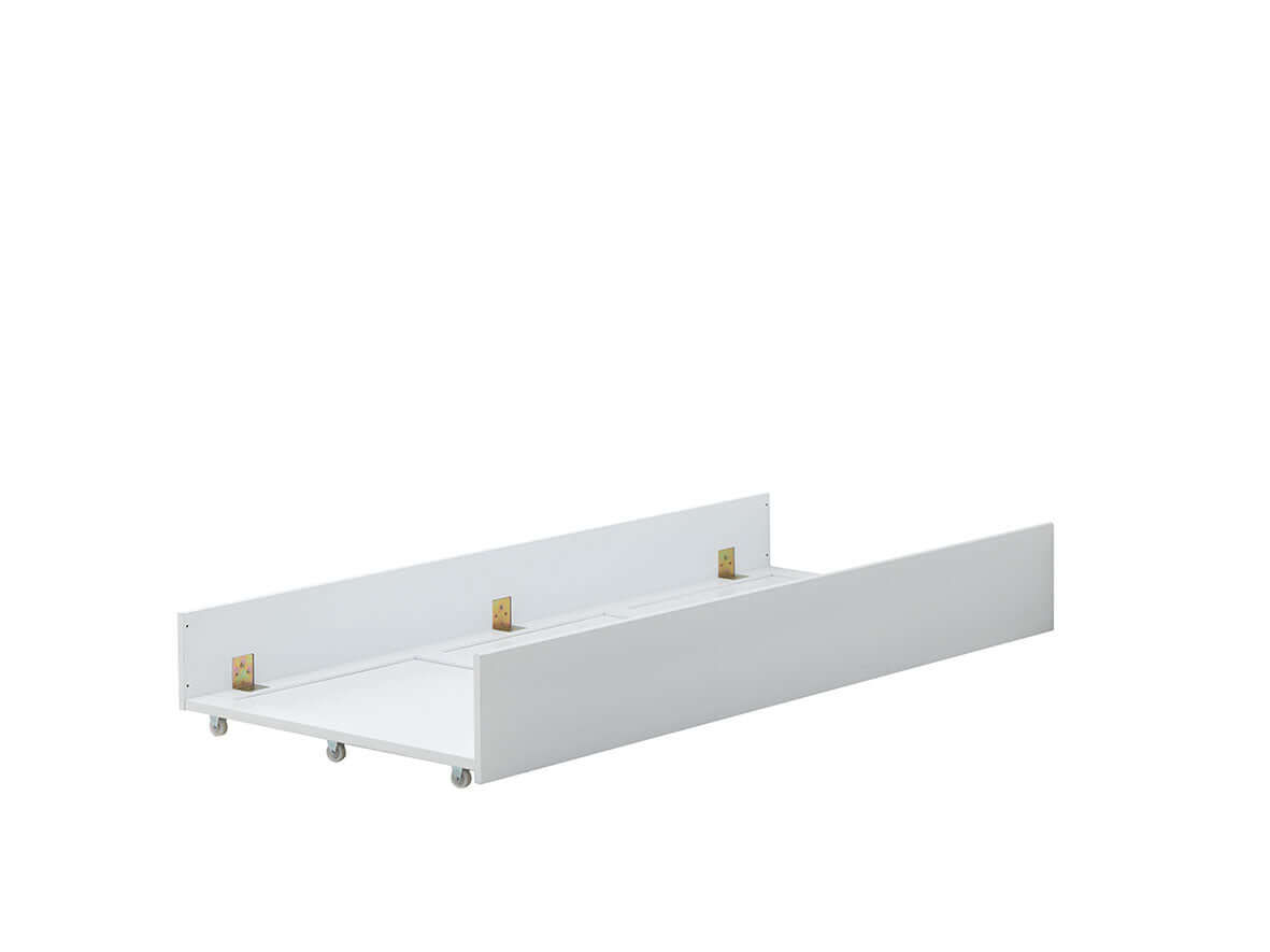 Trundle - Model 3739 - Inclined Side View of Trundle Model 3739 White Without Front and Rear Slabs