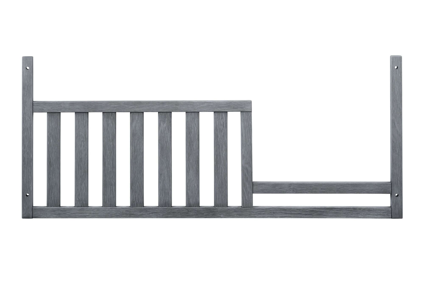 Manchester Guard Rail - Front View of Manchester Guard Rail Rustic Gray