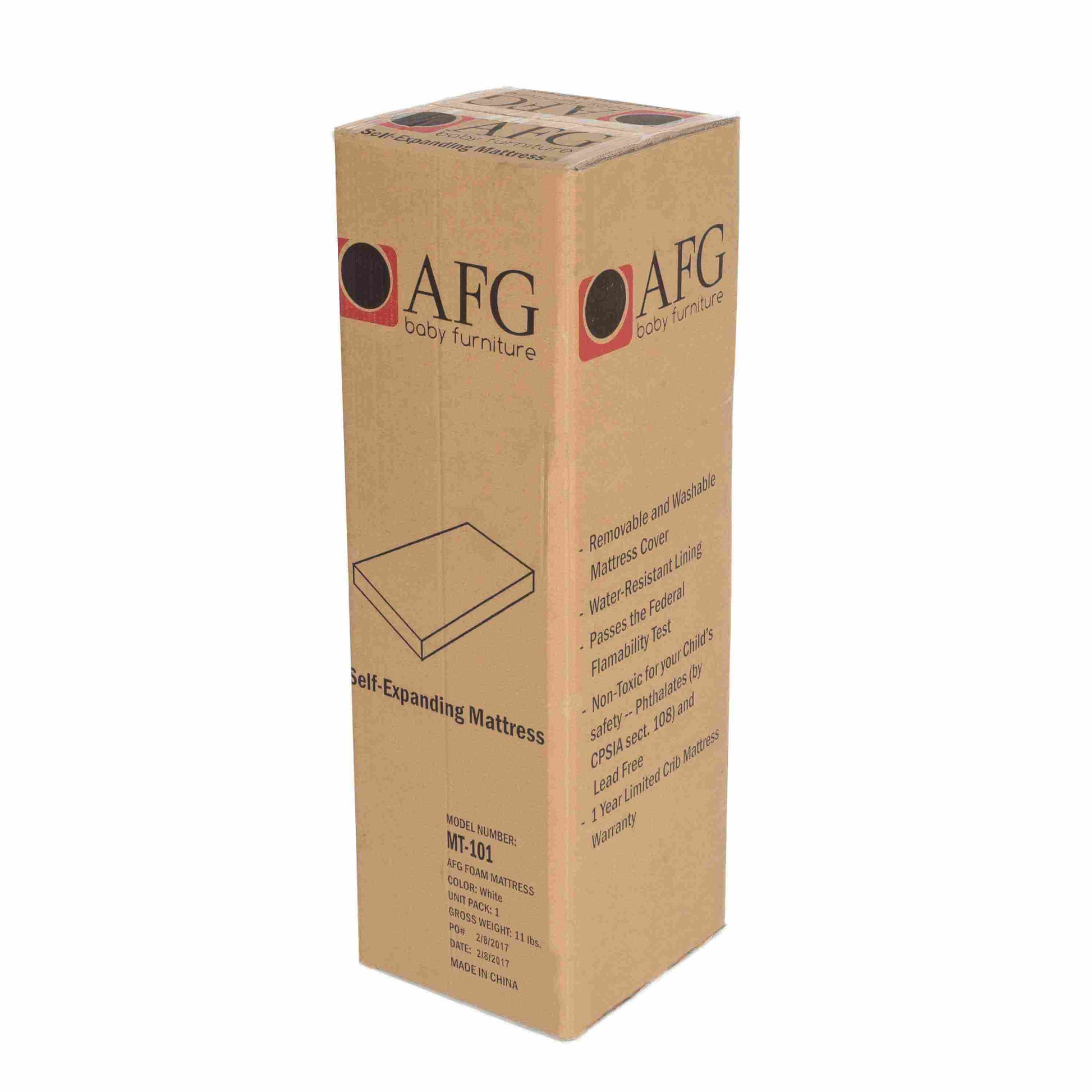 Baby Furniture Self-Expanding Deluxe Mattress - Packaged Mattress View