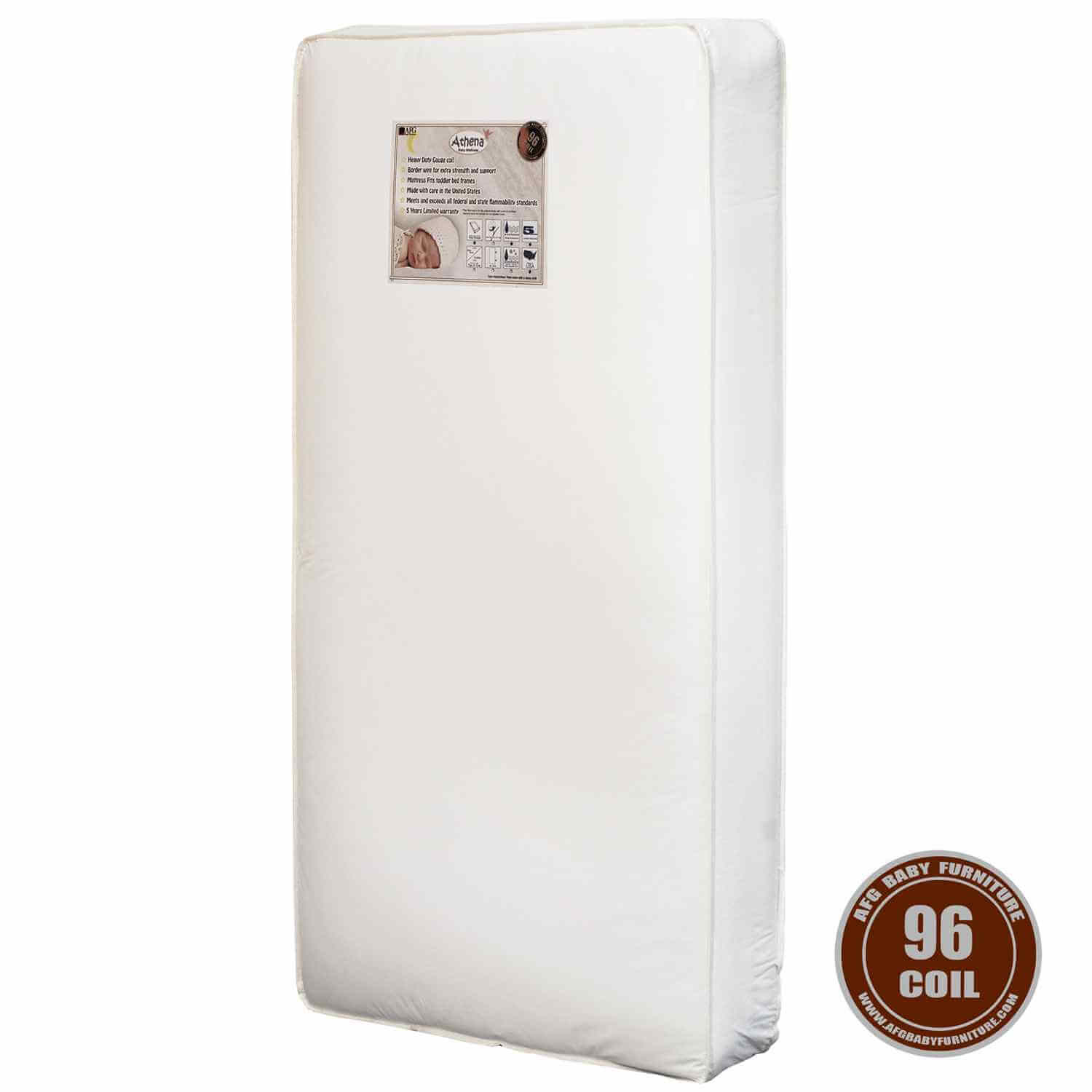 96 Coil Mattress -  Mattress Upright View