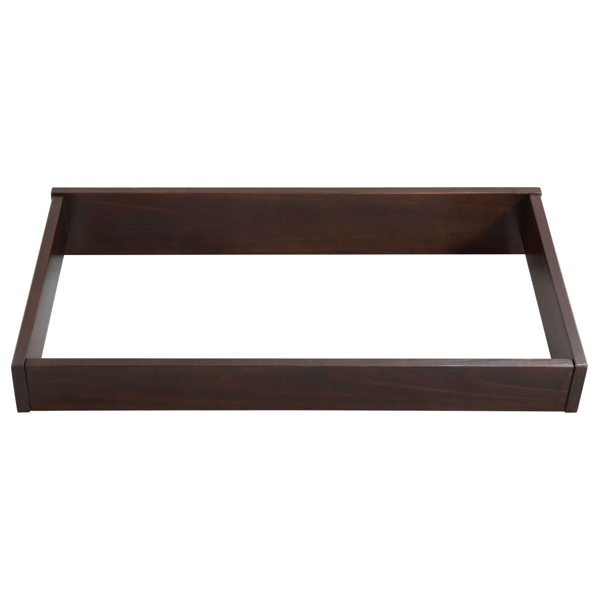 Universal Changing Topper for 3/6 Dr Dresser- RTA - Top Front View of the Universal Changing Topper for 3/6 Dr Dresser Midnight Slate