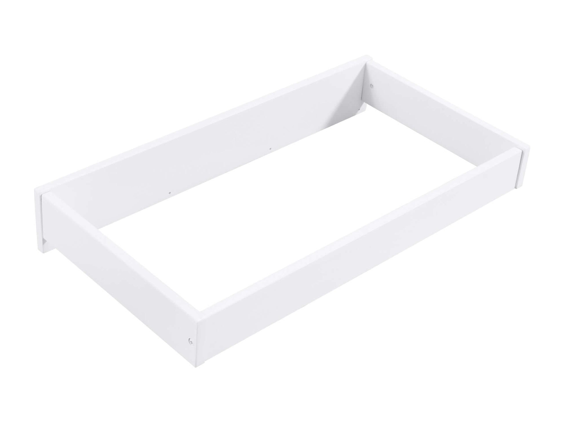Universal Changing Topper for 3/6 Dr Dresser- RTA - Top Inclined View of the Universal Changing Topper for 3/6 Dr Dresser White