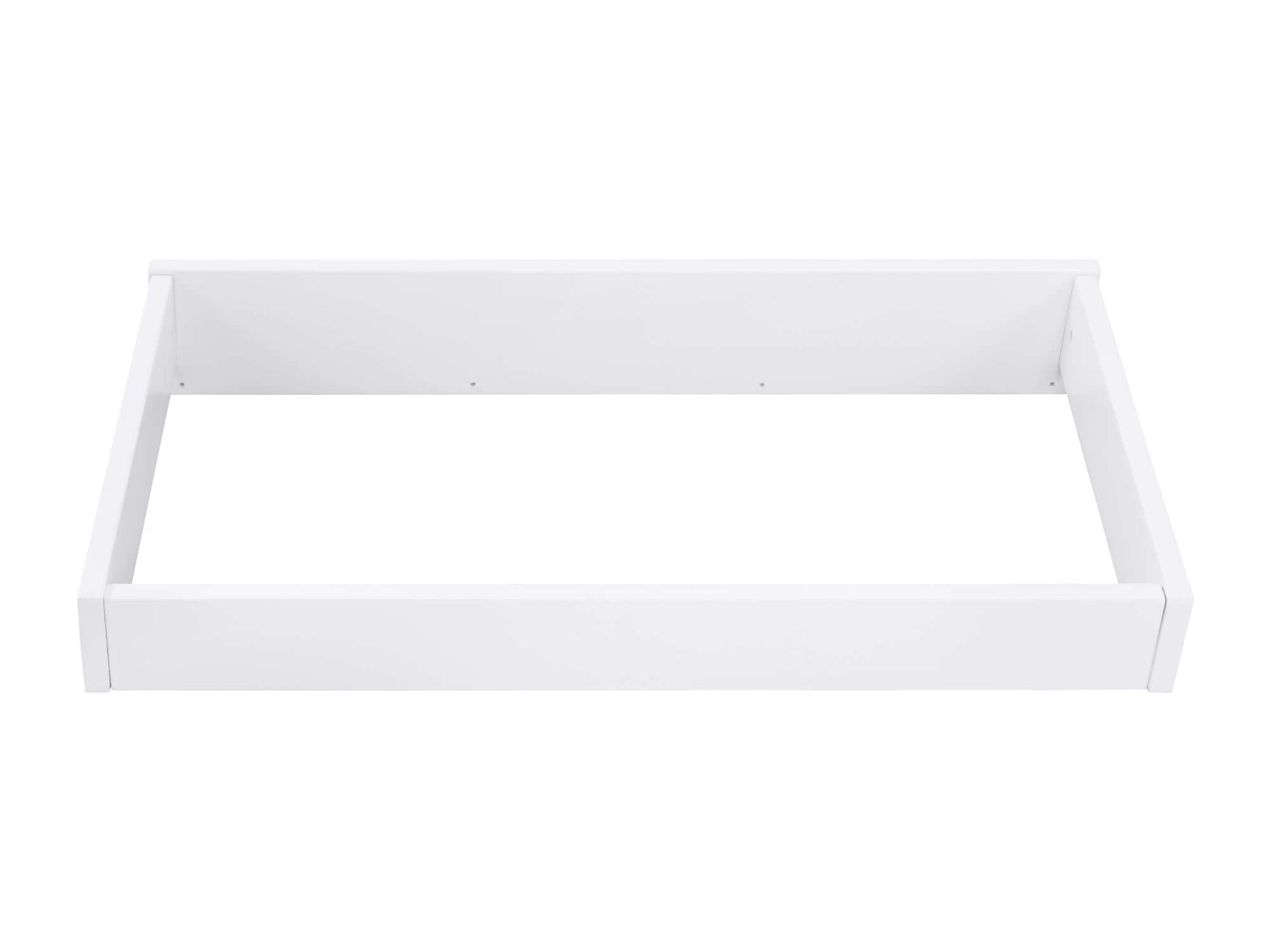 Universal Changing Topper for 3/6 Dr Dresser- RTA - Top Front View of the Universal Changing Topper for 3/6 Dr Dresser White