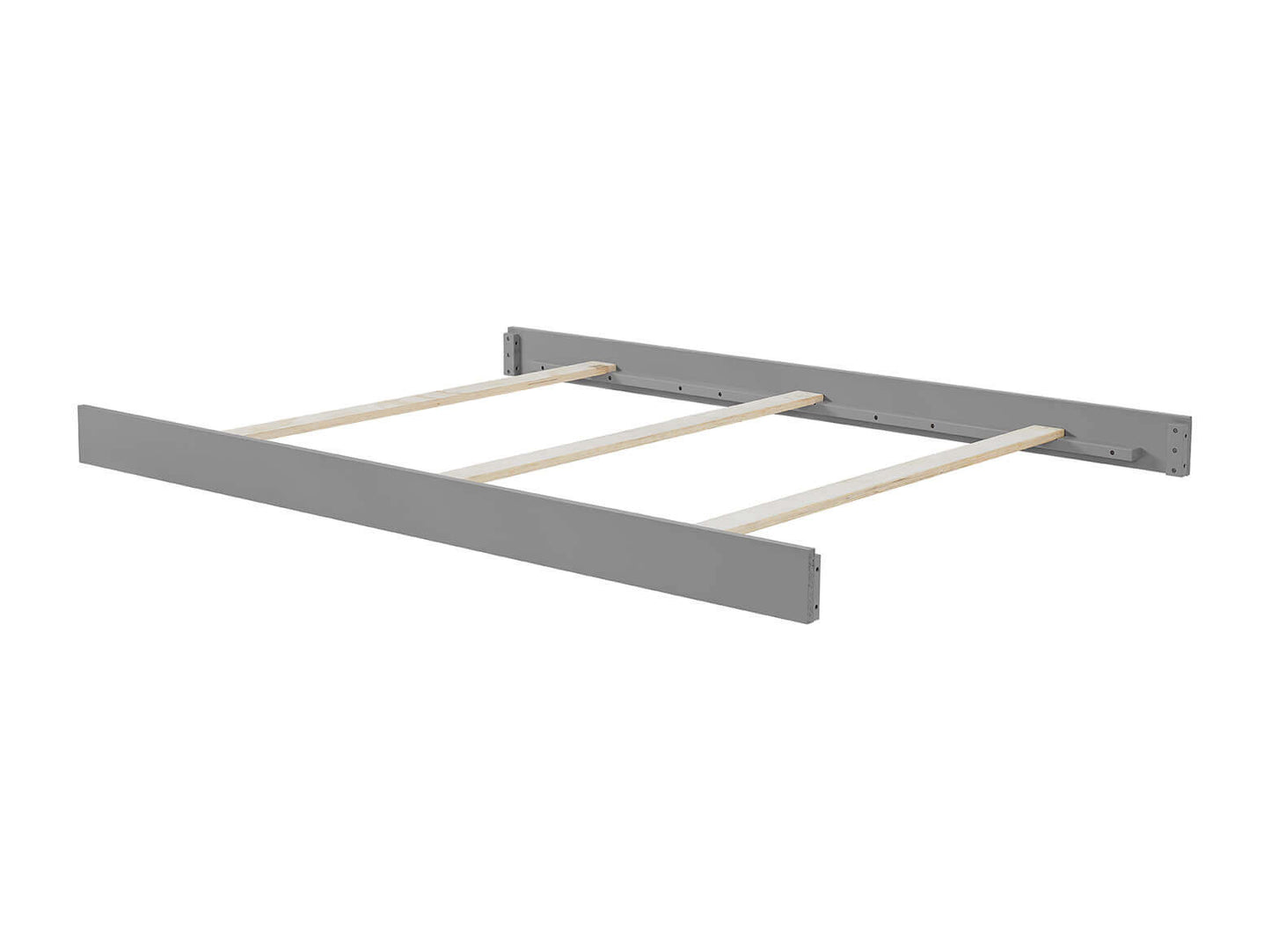 Pearson Full Bed Conversion Kit - Inclined Side View of Pearson Full Bed Conversion Kit Dove Gray
