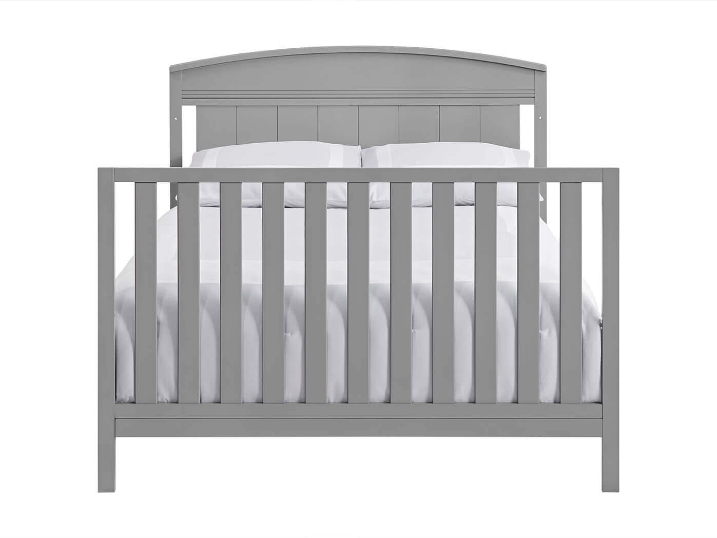 Pearson Full Bed Conversion Kit - Front View of Pearson Full Sized Bed Dove Gray