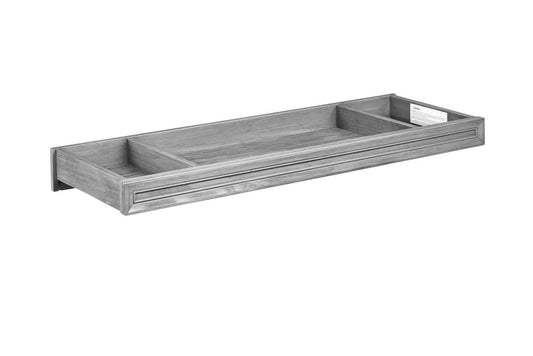 Glenbrook Changing Topper - Inclined Side View of Glenbrook Changing Topper Gray