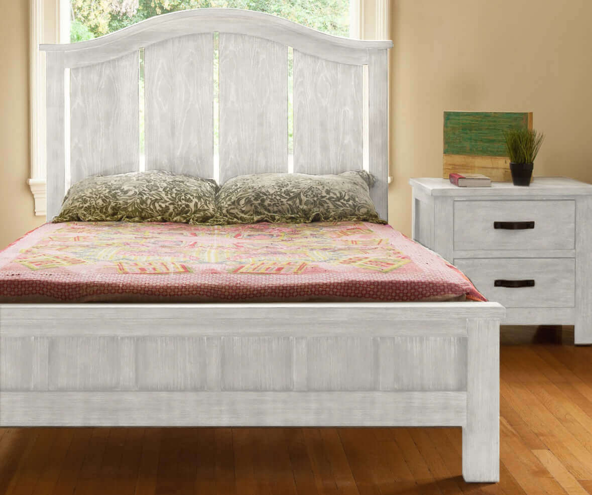Relic Arch 4-in-1 Convertible Crib - Lifestyle Image of Toddler Bed Cloud