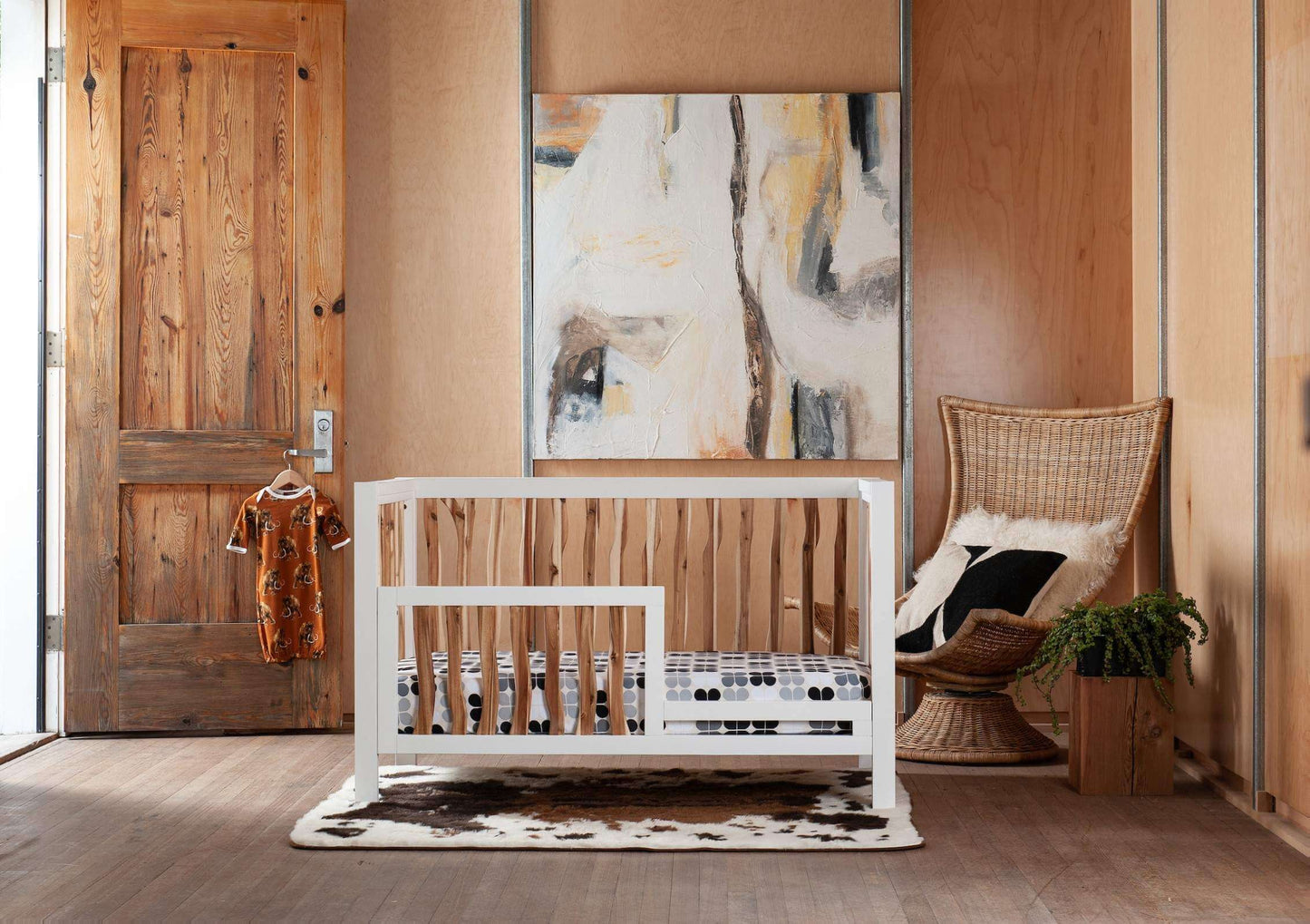 Branch Toddler & Day Bed Conversion Kit - Lifestyle Image of Toddler & Day Bed Conversion Kit Acacia
