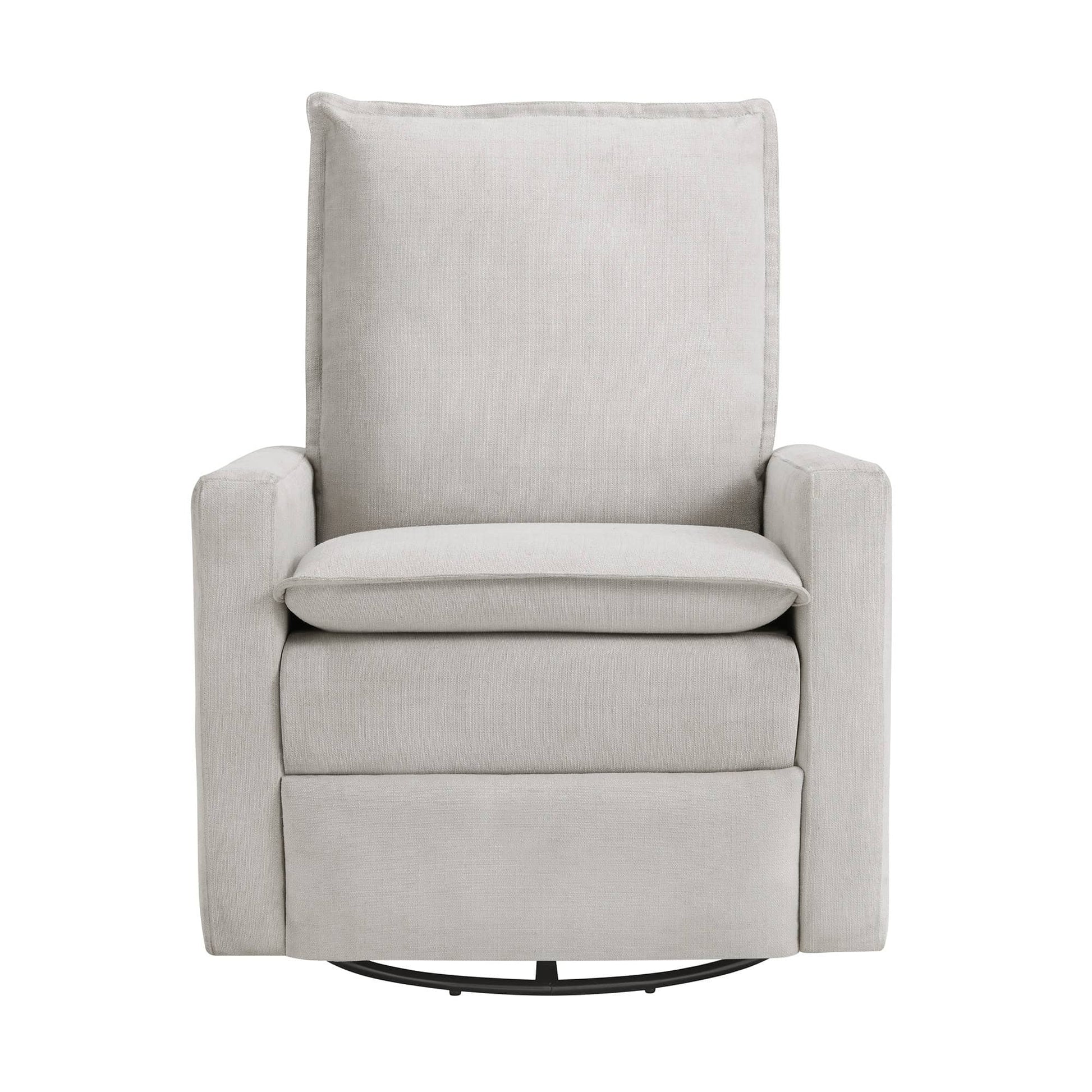 Uptown Nursery Swivel Rocker and Recliner - Front View of Uptown Nursery Swivel Rocker and Recliner Sand