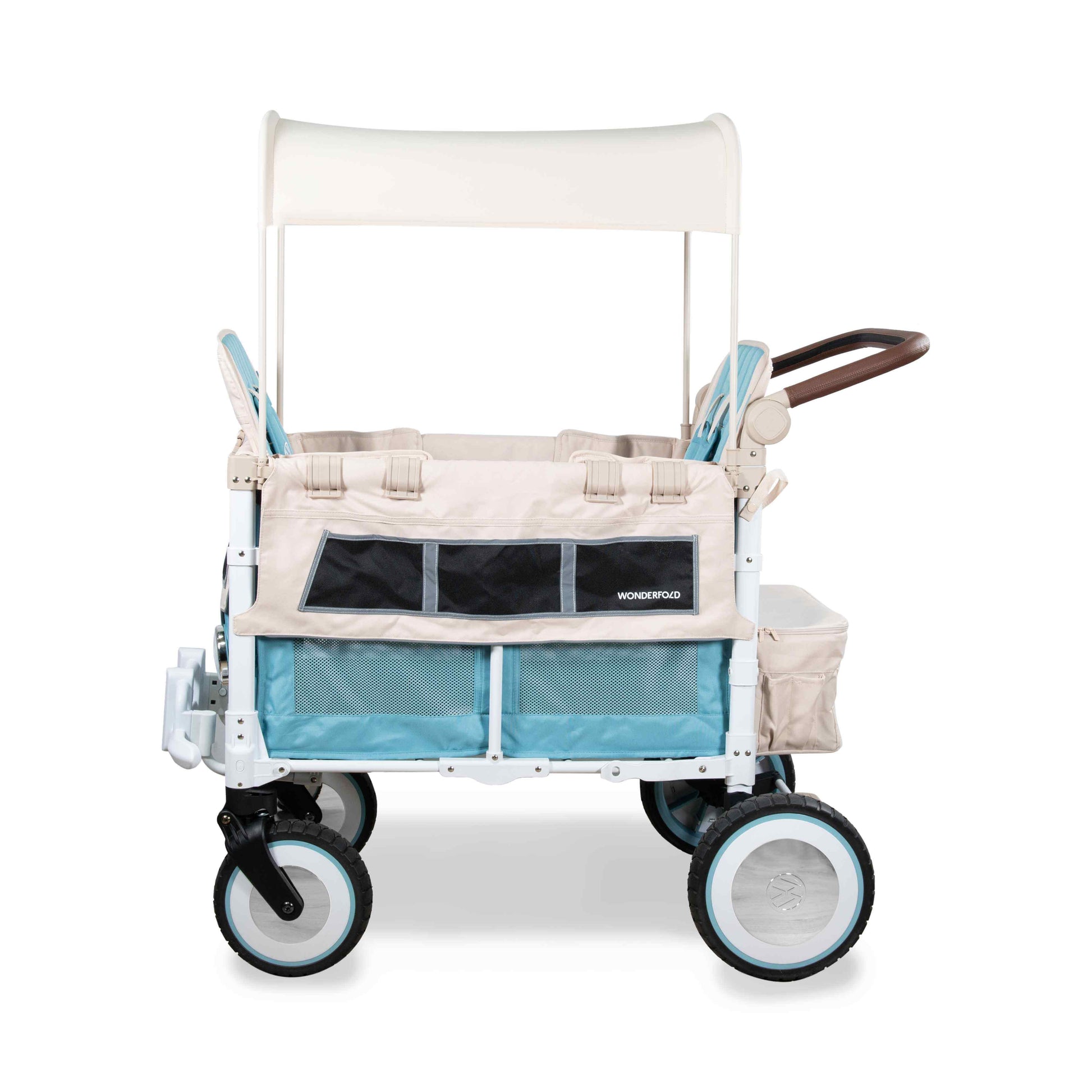VW2 Volkswagen Stroller Wagon - Side View of the Wagon Blue