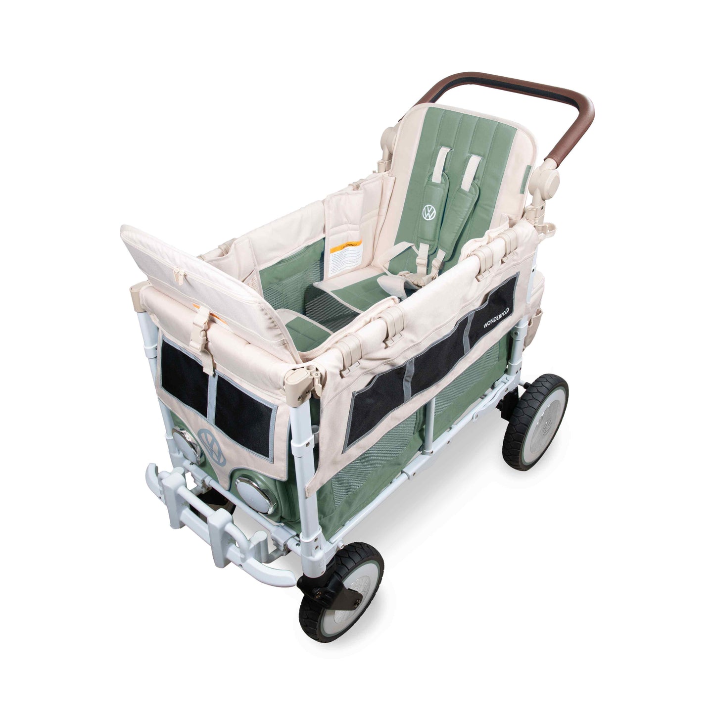 VW2 Volkswagen Stroller Wagon - Top View of the Wagon Green